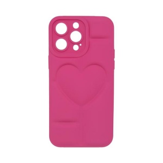Futrola MATTE HEART za Iphone 14 Pro Max pink
