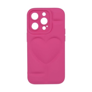 Futrola MATTE HEART za Iphone 14 Pro pink