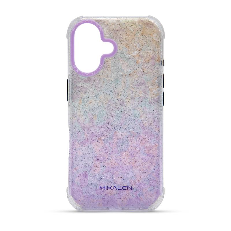 Futrola MIKALEN GLITTER za Iphone 16 ljubicasta