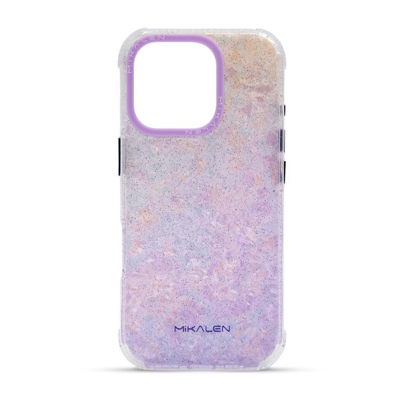 Futrola MIKALEN GLITTER za Iphone 16 Pro ljubicasta