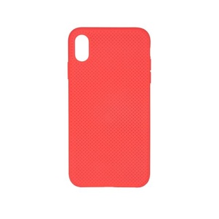 Futrola SILKY SOFT TOUCH za Iphone XS Max (6.5) roze crvena
