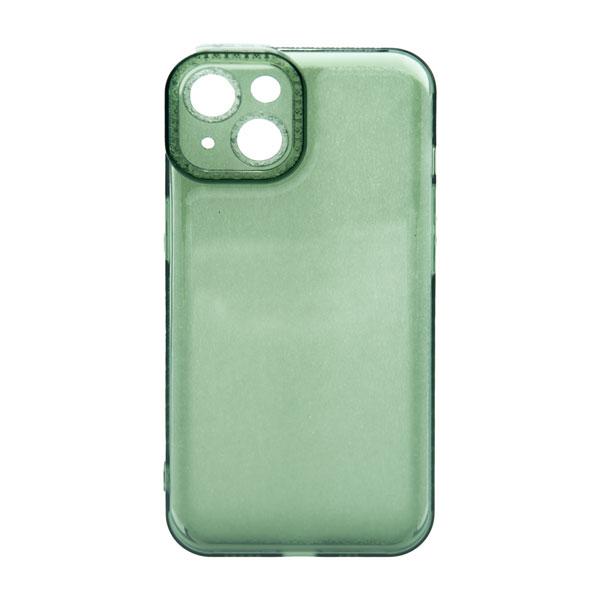 Futrola TRANSPARENT COLOR za Iphone 14 zelena