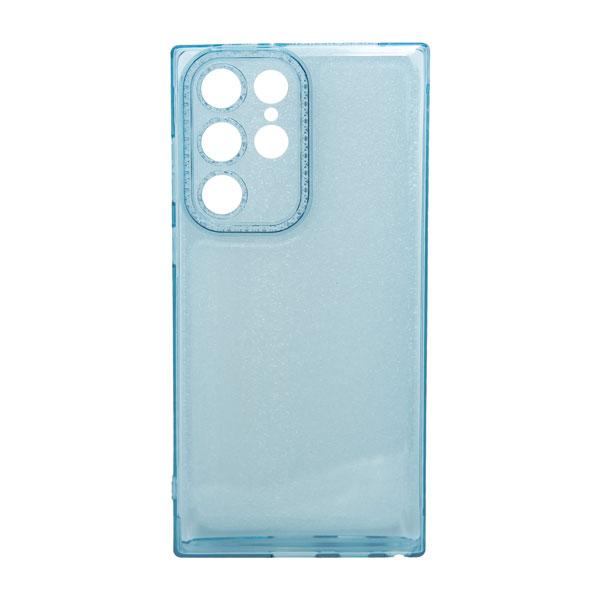 Futrola TRANSPARENT COLOR za Samsung S22 Ultra plava