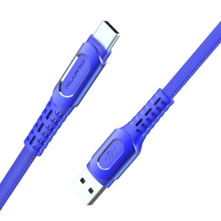 USB Cable KONFULON DC30 Type-C 1M 2.4A plava