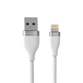 USB Cable KONFULON S83 Iphone 1M 3.1A bela