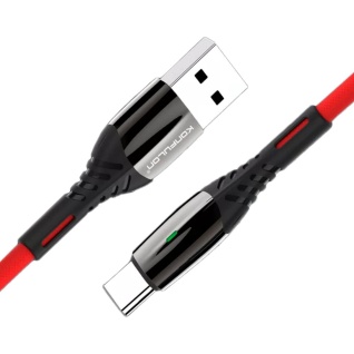 USB Cable KONFULON S93 Type-C 1M 2.4A crvena