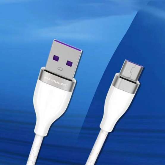 USB Cable KONFULON S82 Micro 1M 3.1A bela