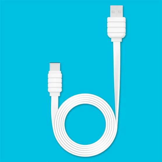 USB Cable KONFULON Type-C 1.2M 2.1A S33 bela