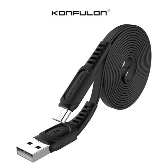 USB Cable KONFULON DC01 Micro 1M 2.4A crna