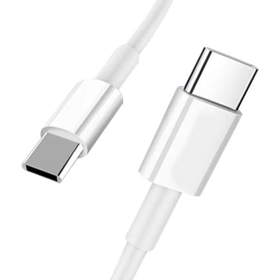 USB Cable KONFULON DC15 Type-C to Type-C 1M 5A bela