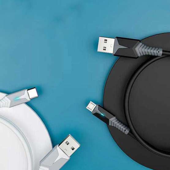 USB Cable KONFULON Lightning 2.4 fast Charger DC38 bela