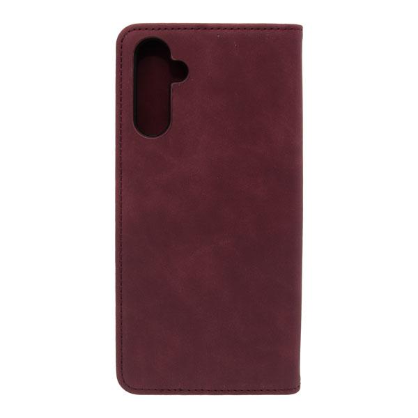 Futrola LEATHER RETRO FLIP za Samsung A14 bordo
